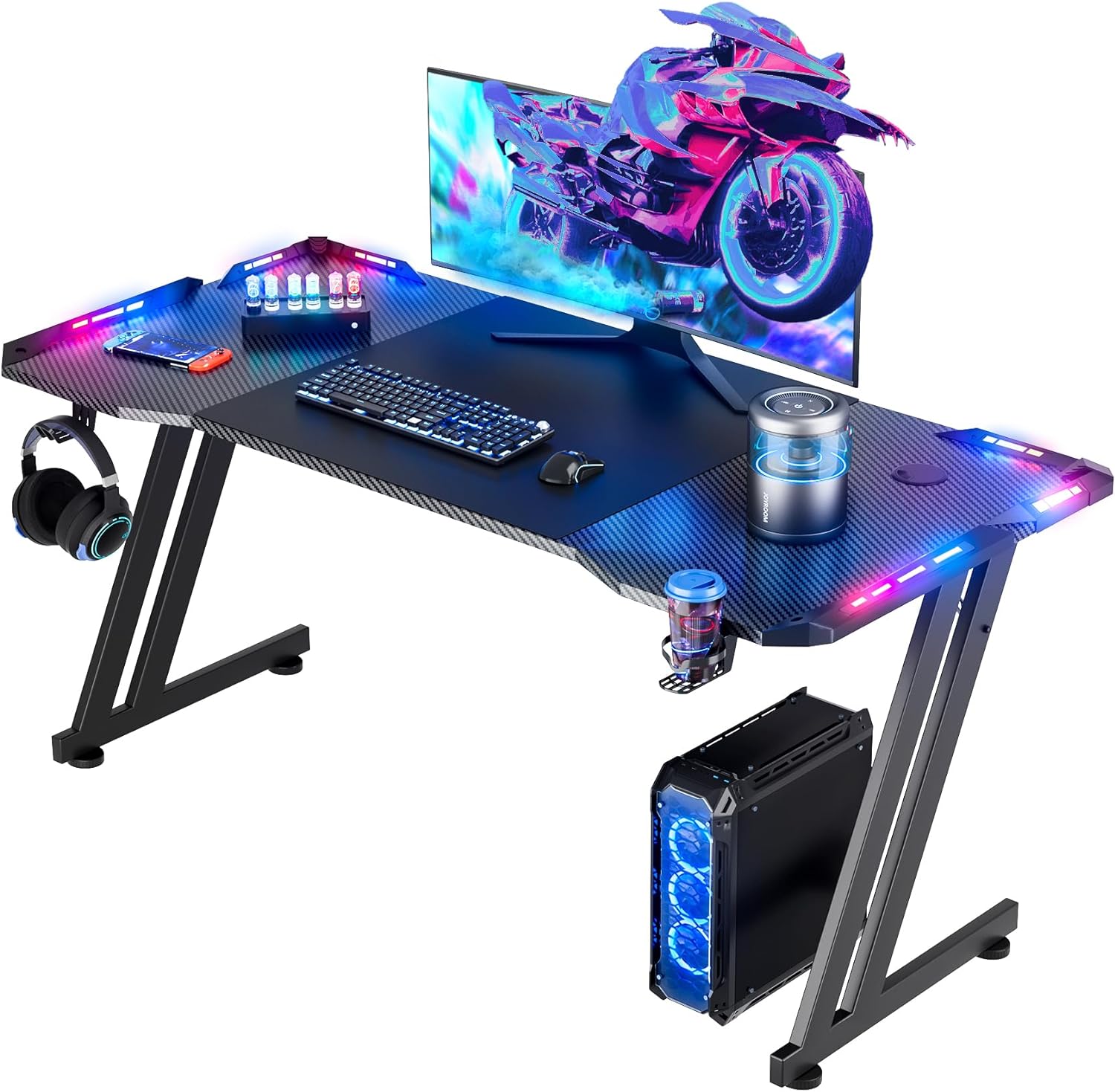 Pc Gaming Lounge - Biurko gamingowe 47