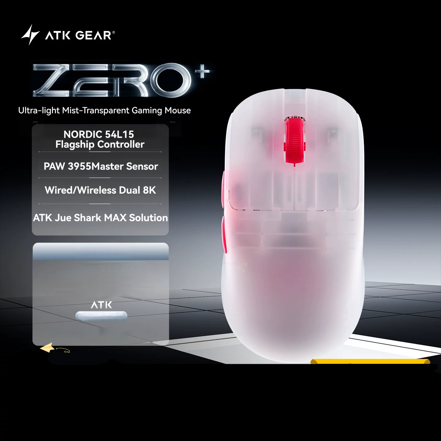 NOWA mysz ATK ZERO Plus – bezp – Pc Gaming Lounge recenzja i cena