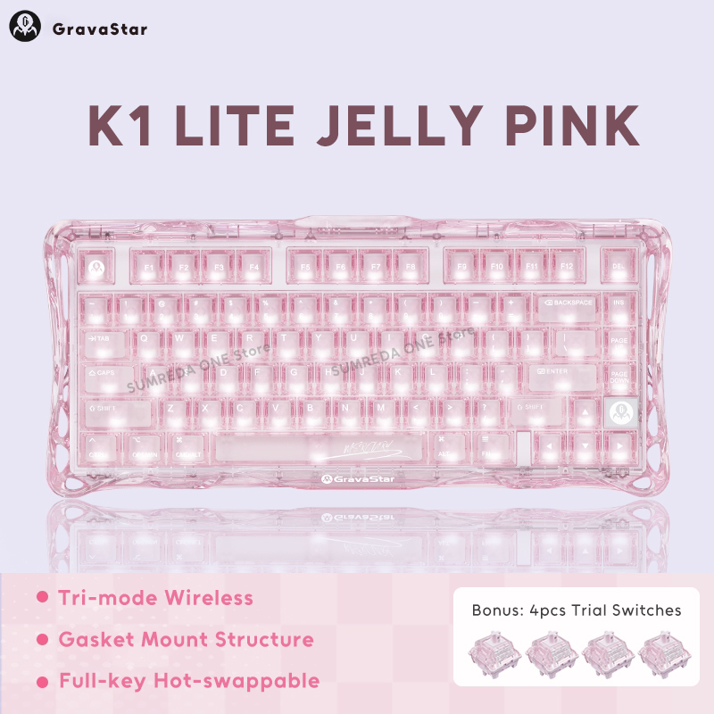 Klawiatura mechaniczna K1 LITE – Pc Gaming Pink recenzja i cena